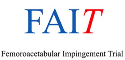 FAIT is a multicentre randomised controlled clinical trial comparing surgical and non-surgical approaches to treating femoroacetabular impingement (hip impingement).