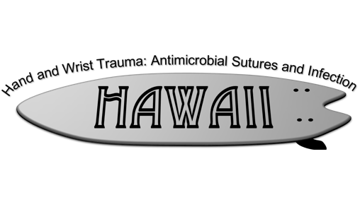The HAWAII Feasibility Study:  A multi-centre randomised feasibility study to determine the key indicators of feasibility for a definitive trial of antimicrobial sutures versus standard sutures in hand and wrist trauma surgery in adults aged 18 years old and over.